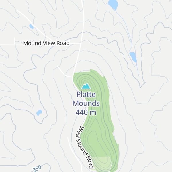 Map of Platte Mounds