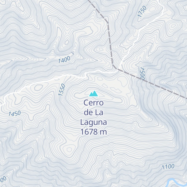 Map of Cerro de La Laguna