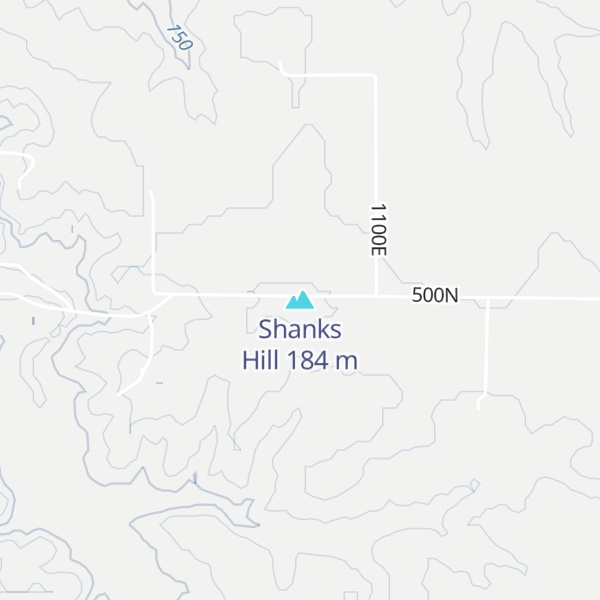Map of Shanks Hill