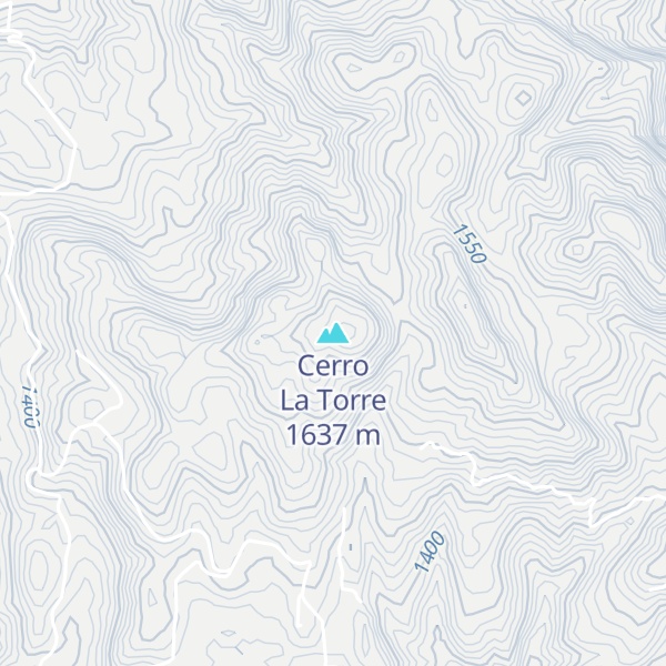 Map of Cerro La Torre
