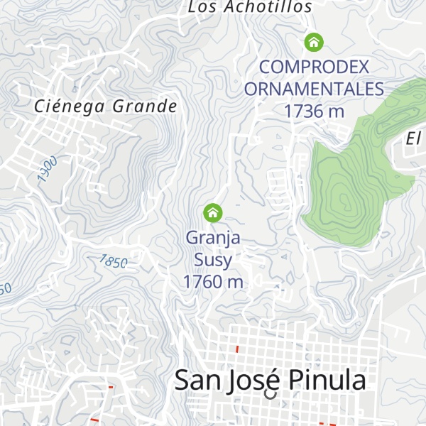 Map of Granja Susy