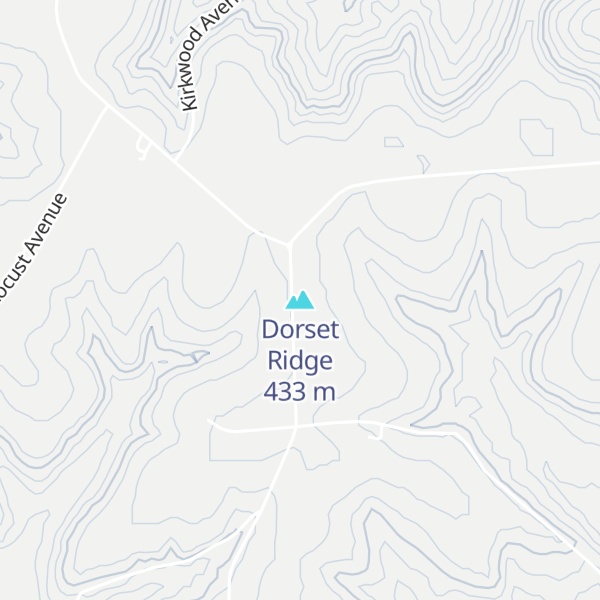 Map of Dorset Ridge