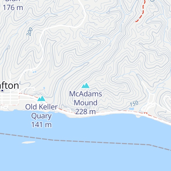 Map of McAdams Mound