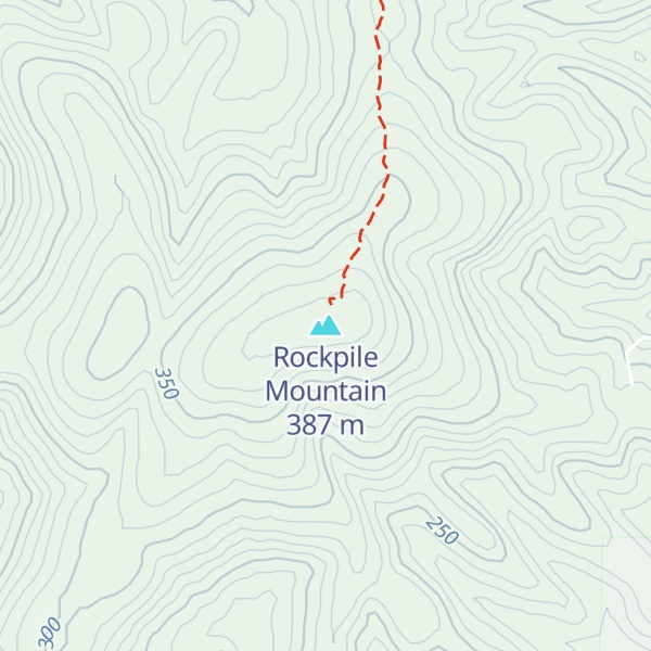Map of Rockpile Mountain