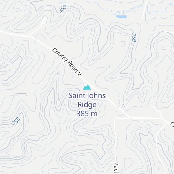 Map of Saint Johns Ridge