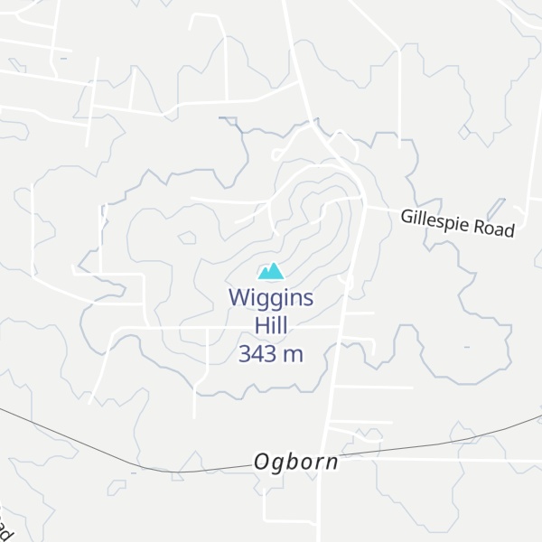 Map of Wiggins Hill