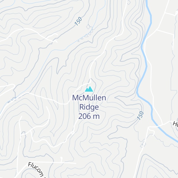Map of McMullen Ridge