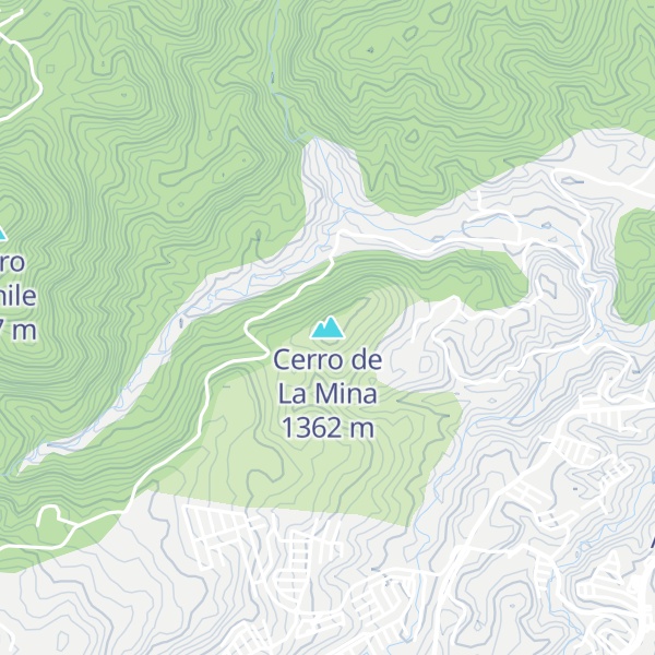 Map of Cerro de La Mina