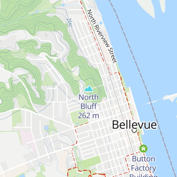Map of North Bluff