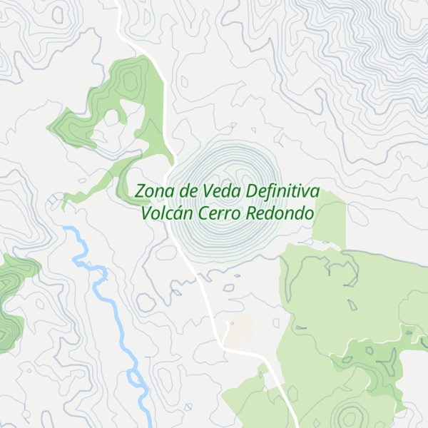 Map of Volcán Cerro Redondo