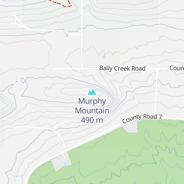 Map of Murphy Mountain