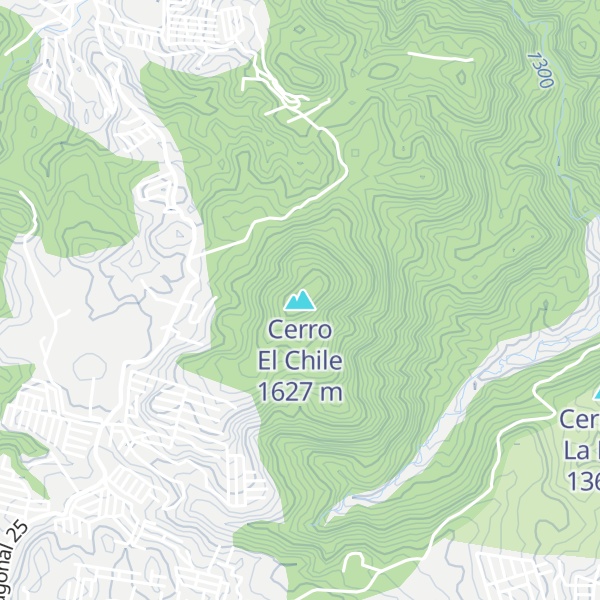 Map of Cerro El Chile