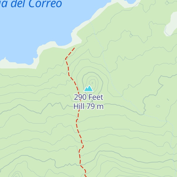 Map of 290 Feet Hill