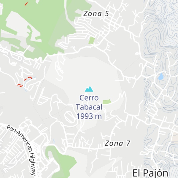Map of Cerro Tabacal