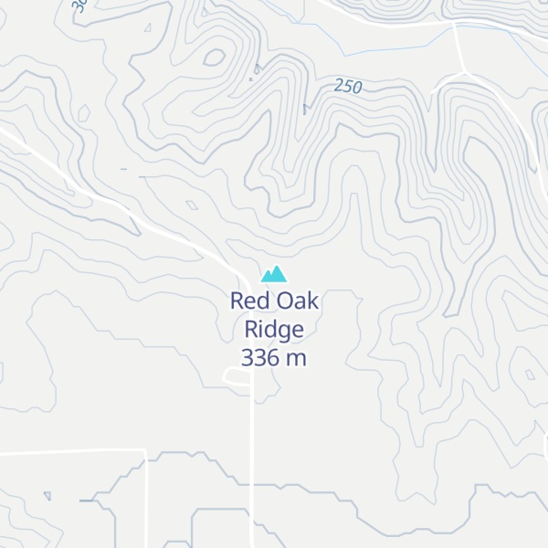 Map of Red Oak Ridge