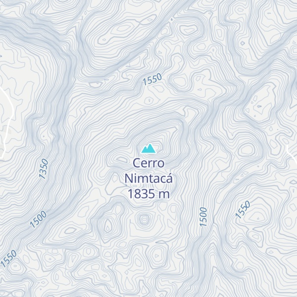 Map of Cerro Nimtacá