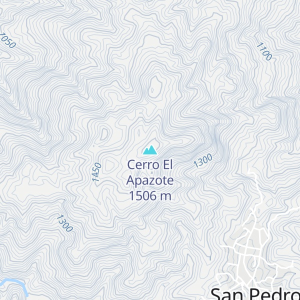 Map of Cerro El Apazote