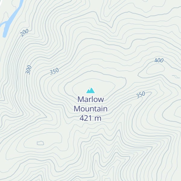 Map of Marlow Mountain
