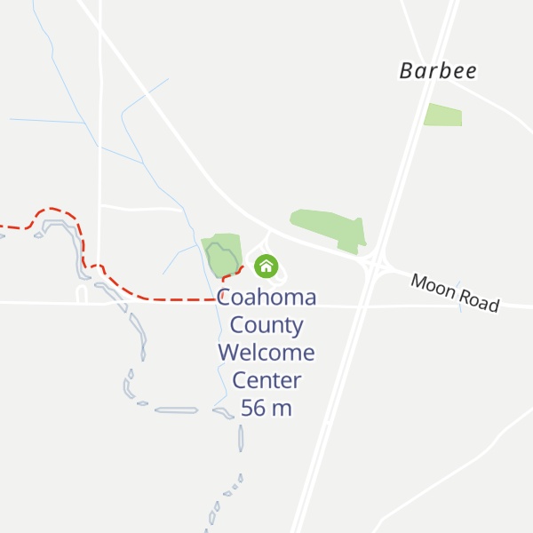 Map of Coahoma County Welcome Center