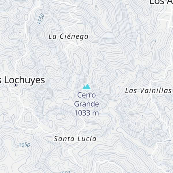 Map of Cerro Grande