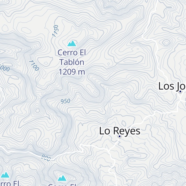 Map of Cerro Las Golondrinas