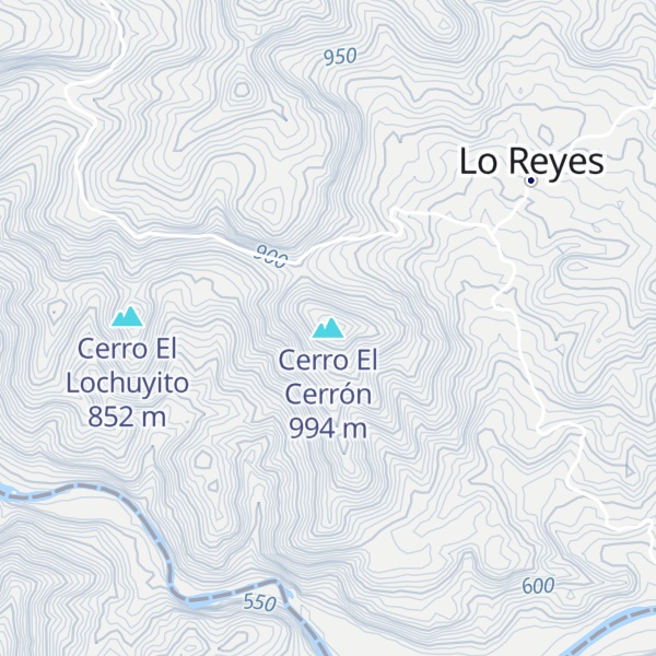 Map of Cerro El Cerrón