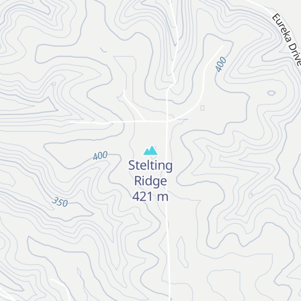 Map of Stelting Ridge