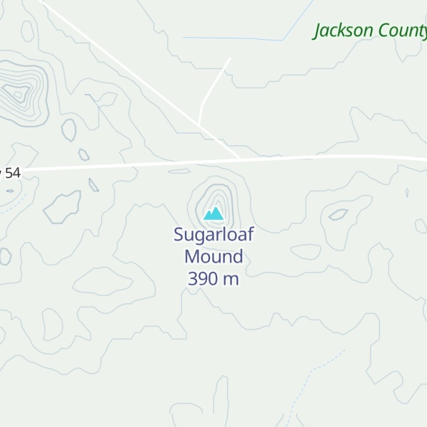Map of Sugarloaf Mound