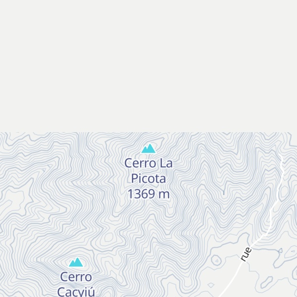Map of Cerro La Picota