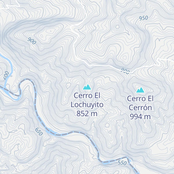 Map of Cerro El Lochuyito
