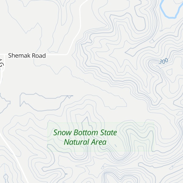 Map of Bohemian Ridge