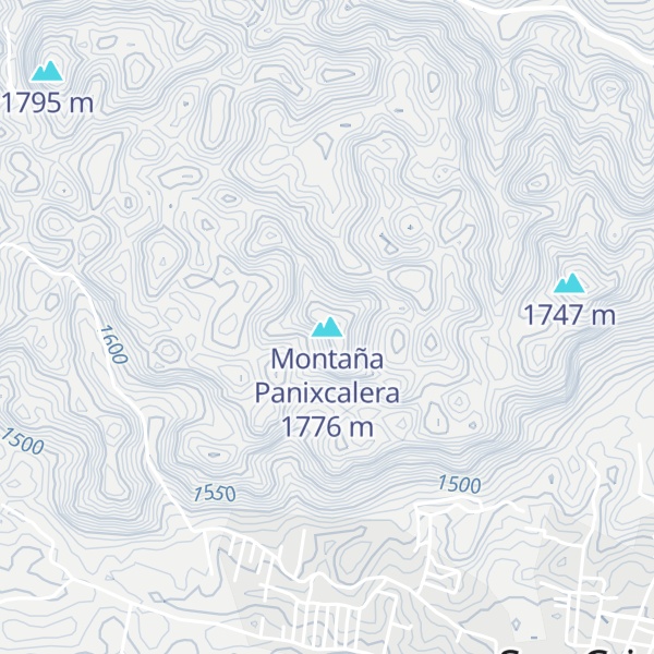 Map of Montaña Panixcalera