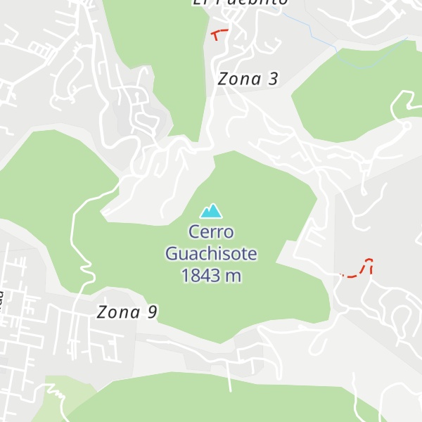 Map of Cerro Guachisote
