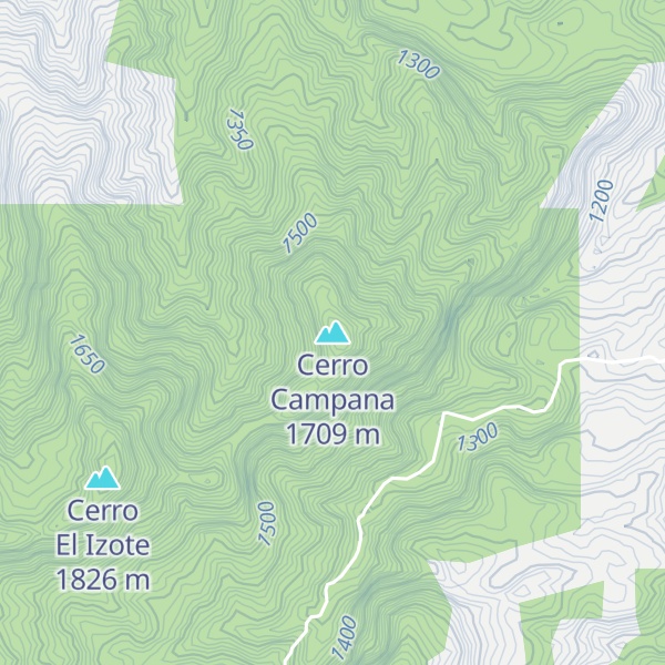 Map of Cerro Campana