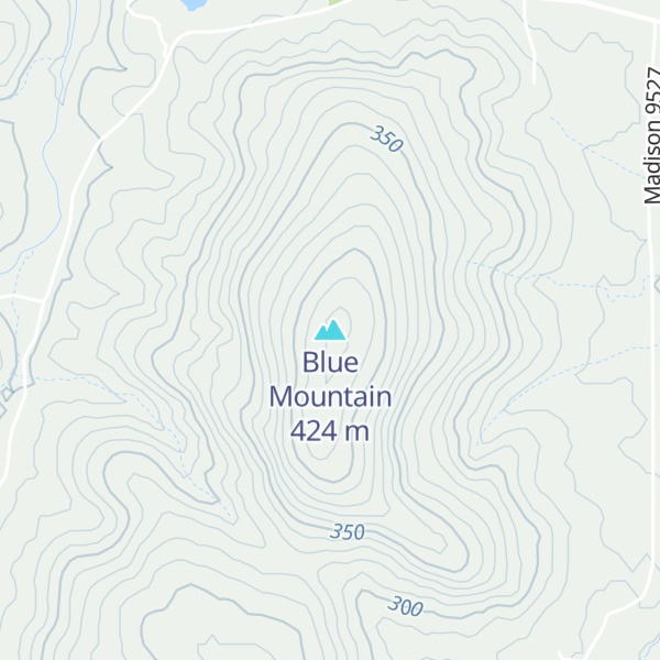 Map of Blue Mountain