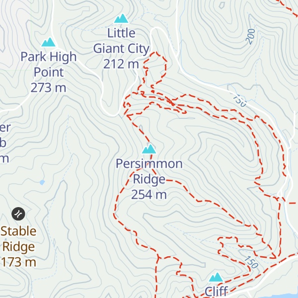 Map of Persimmon Ridge
