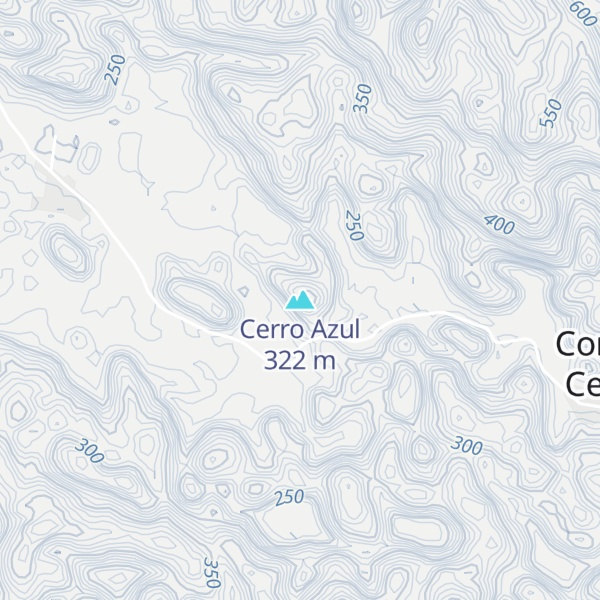 Map of Cerro Azul