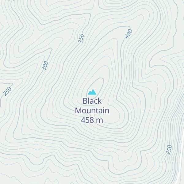 Map of Black Mountain