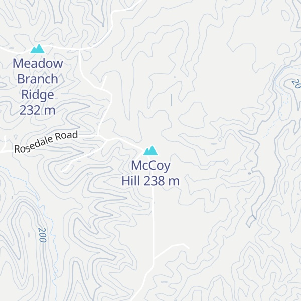 Map of McCoy Hill