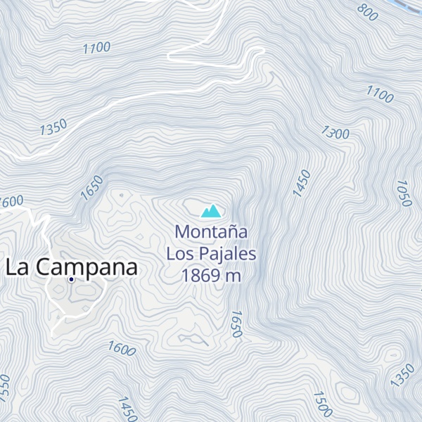Map of Montaña Los Pajales