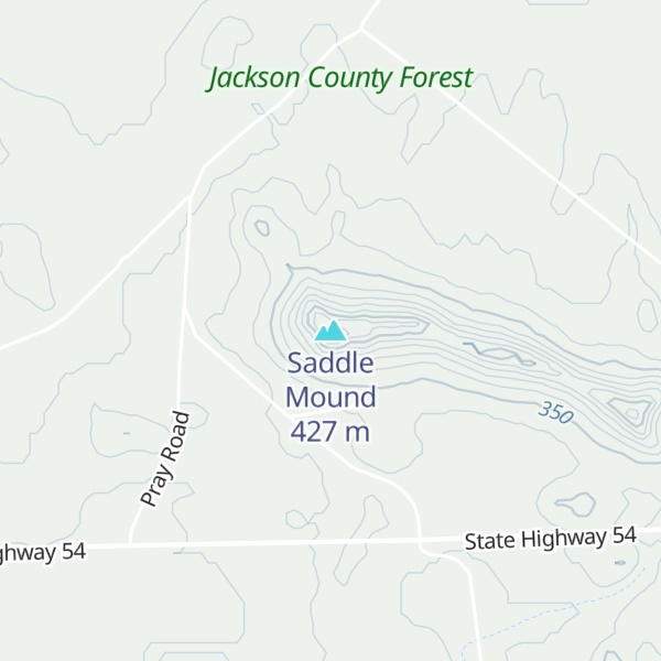 Map of Saddle Mound