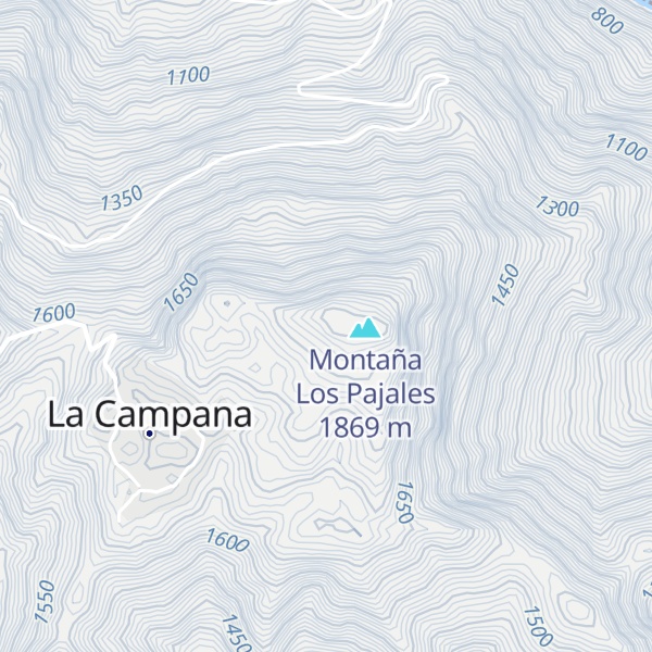 Map of Cerro San Mateo