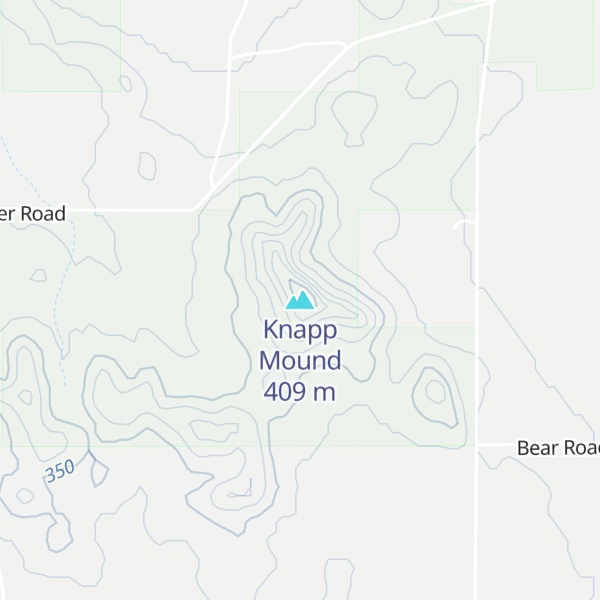 Map of Knapp Mound