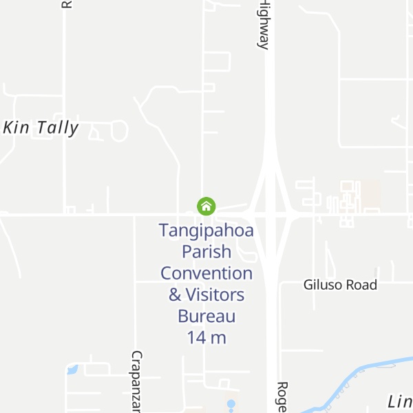 Map of Tangipahoa Parish Convention & Visitors Bureau