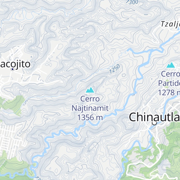 Map of Cerro Najtinamit