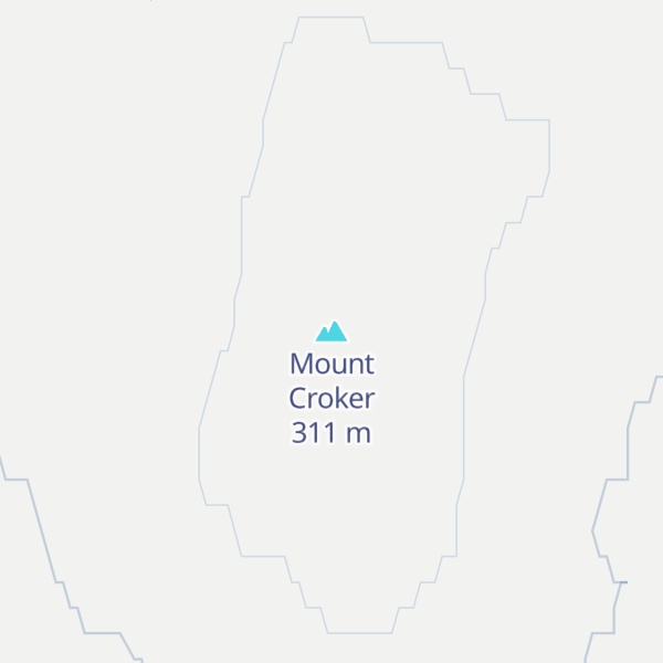 Map of Mount Croker