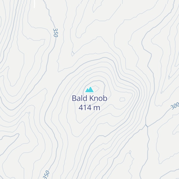 Map of Bald Knob