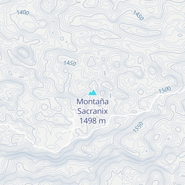 Map of Montaña Sacranix
