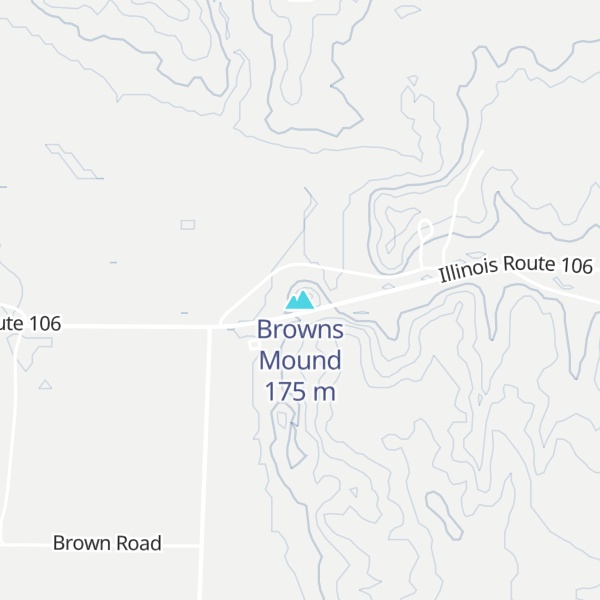 Map of Browns Mound