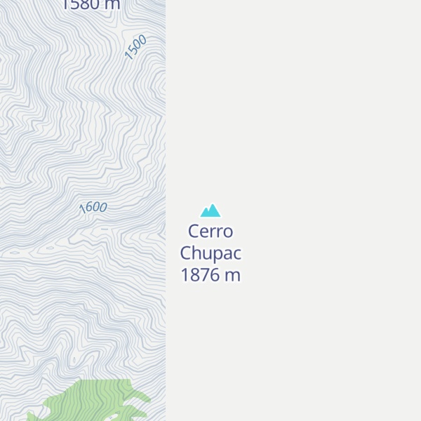 Map of Cerro Chupac